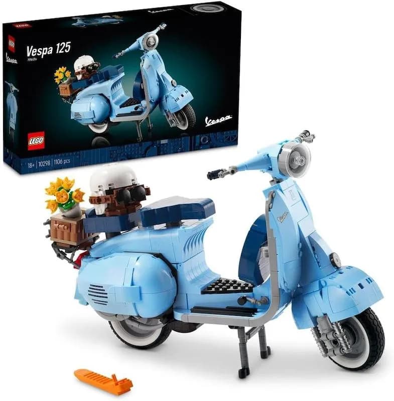 لگو آیکانز مدل Vespa 125 کد 10298 — تصویر ۹