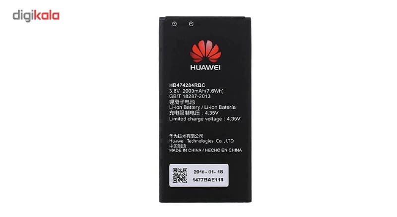 باتری موبایل مدل HB474284RBC با ظرفیت 2000mah مناسب برای گوشی موبایل هوآوی 3C Lite کدm23215 — تصویر ۴