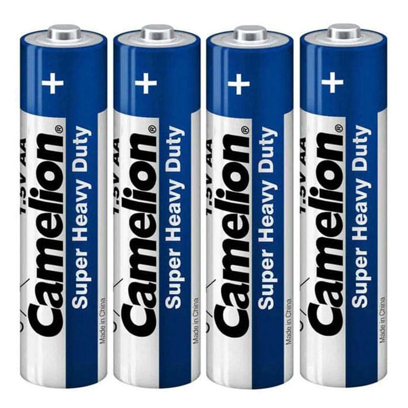 باتری قلمی کملیون مدل Camelion Super Heavy Duty AA بسته 4 عددی کدm23163 — تصویر ۴