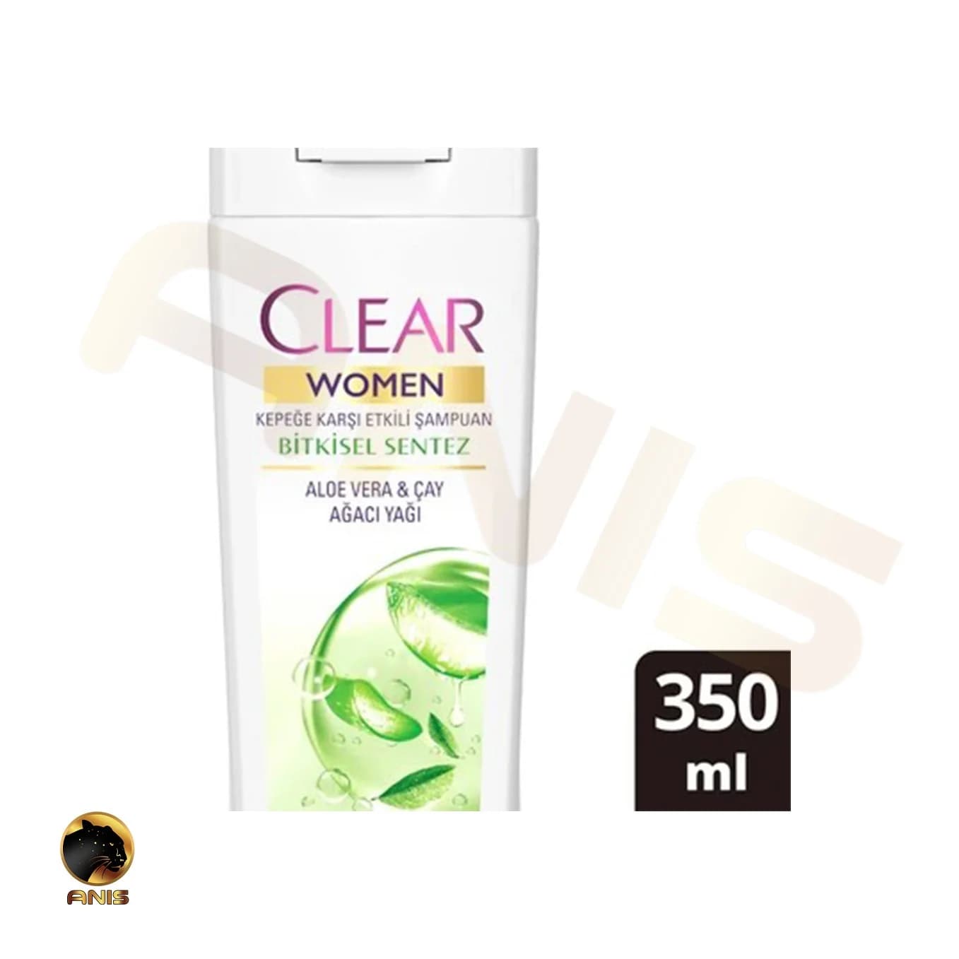 شامپو کلیر آلوئه ورا ضد شوره زنانه clear حجم 350 میل — تصویر ۲