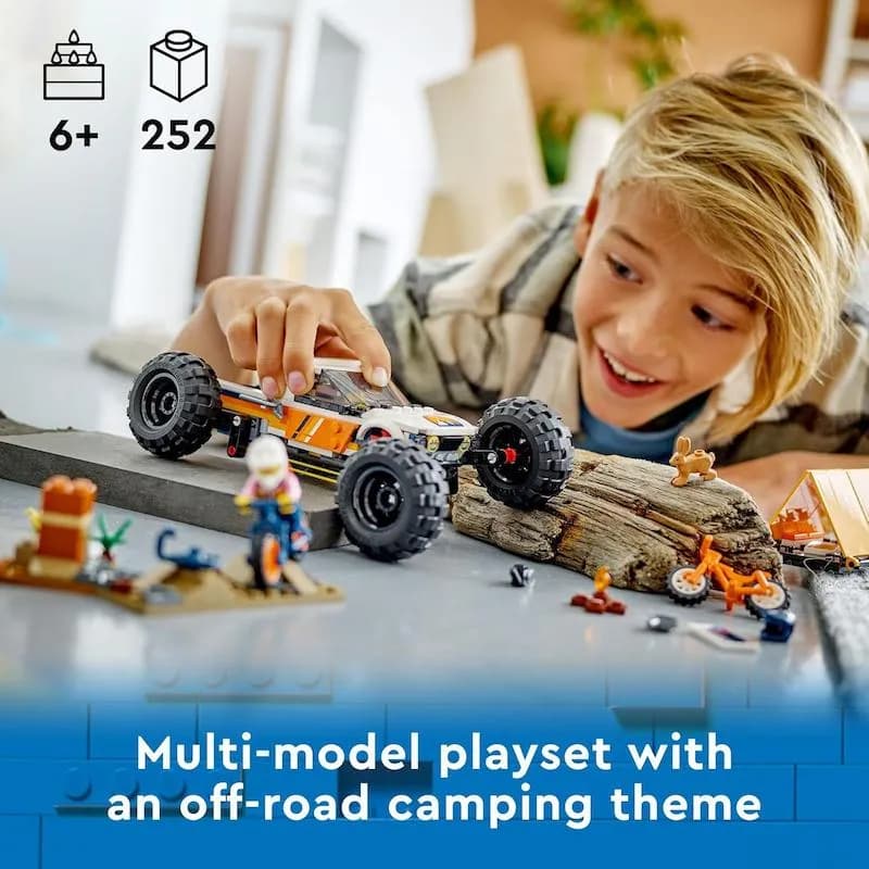 لگو سیتی مدل 4×4 Off-Roader Adventures کد 60387 — تصویر ۳
