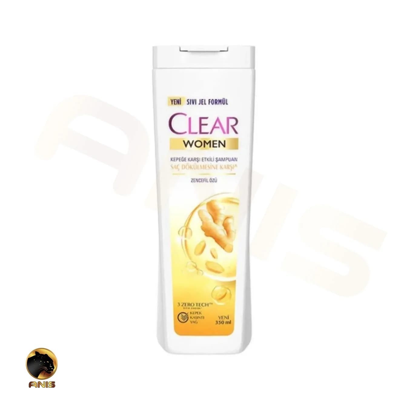 شامپو کلیر زنجبیل ضد شوره زنانه clear حجم 350 میل — تصویر ۶