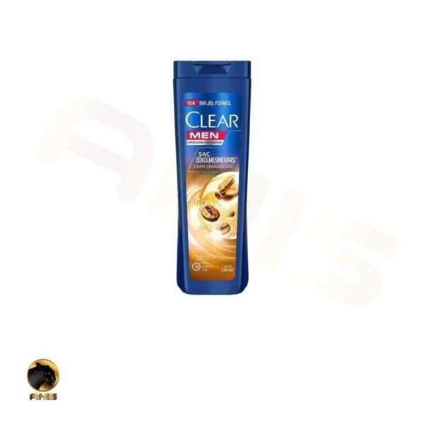 شامپو کلیر قهوه و کافئین ضد شوره و خشک کننده آقایان clear حجم 350 میل