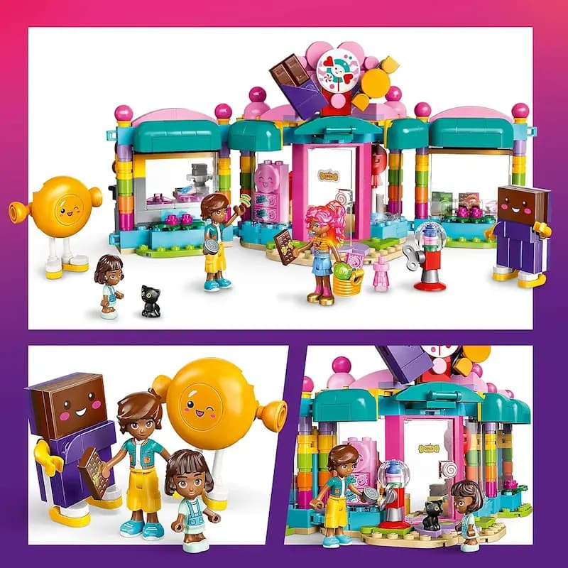 لگو فرندز مدل Heartlake City Candy Store کد 42649 — تصویر ۷
