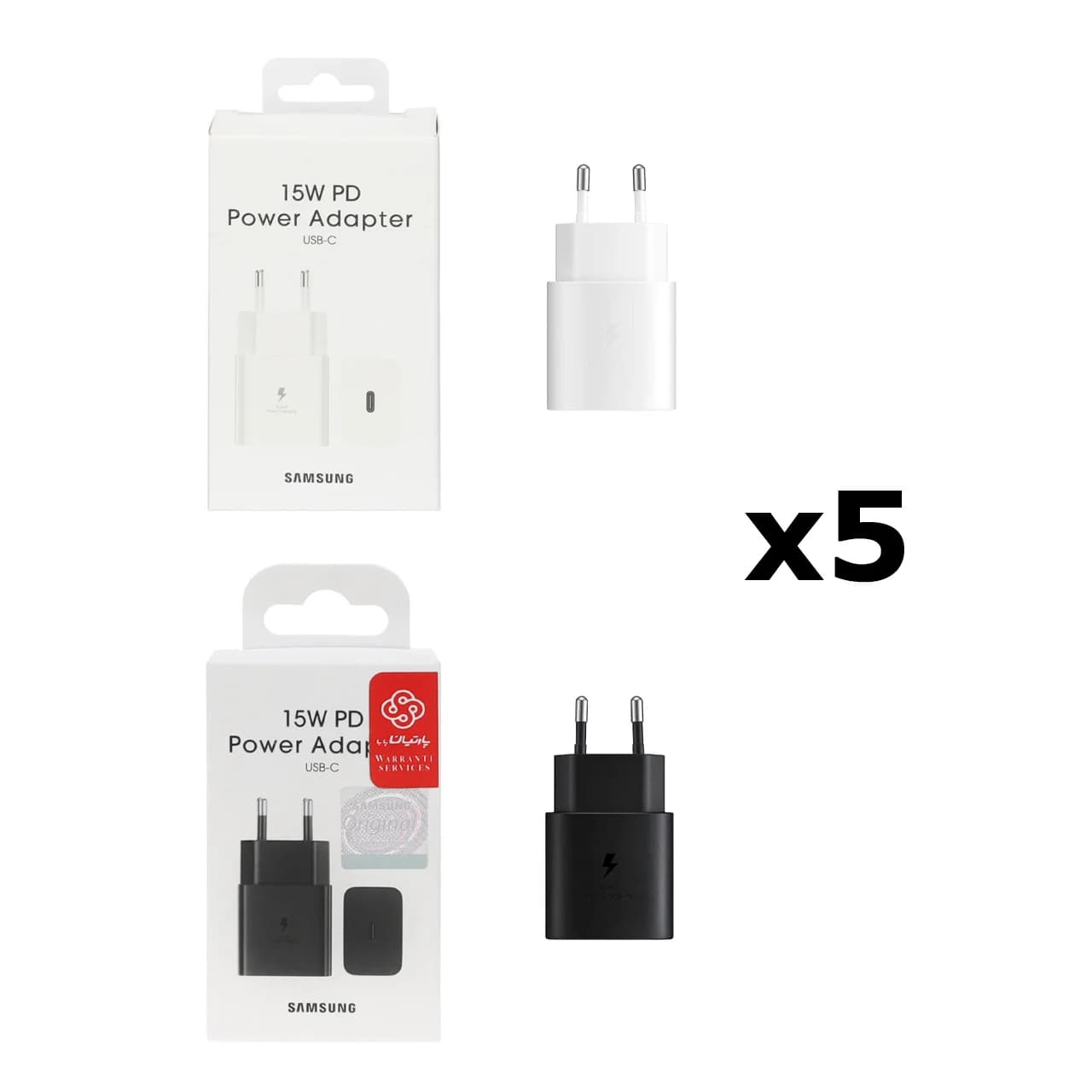 شارژر دیواری SAMSUNG 15W T1510 (فست و PD) – 6ماه گارانتی ملولند — تصویر ۷