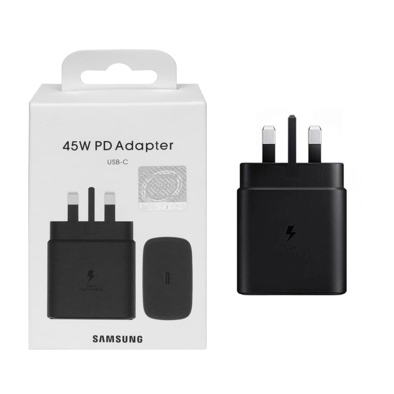 شارژر دیواری سه پین SAMSUNG 45W TA845 (فست و PD) های کپی- 6ماه گارانتی ملولند — تصویر ۴