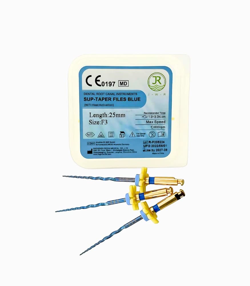 فایل روتاری روژین بلو (ROGIN Sup-Taper Rotary Files Blue (JWR