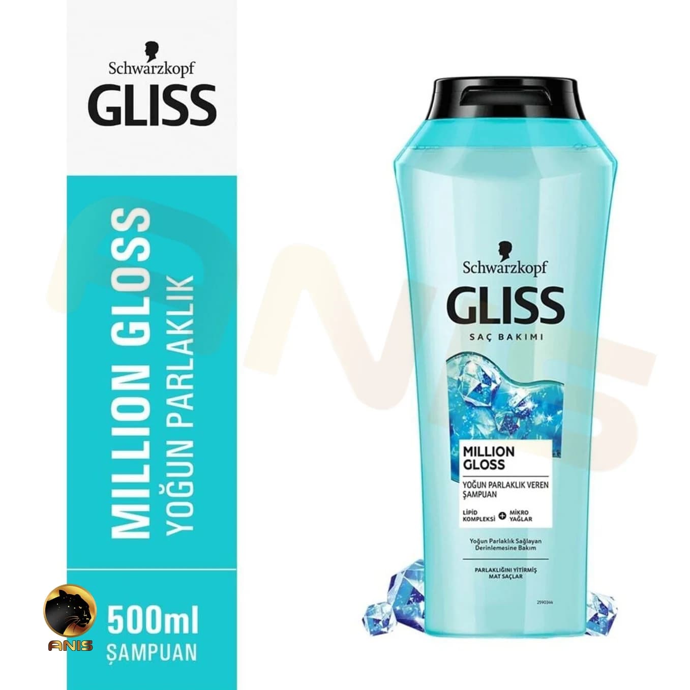 شامپو مو Million Gloss گلیس مخصوص موهای کدر و مات 500 میل — تصویر ۵