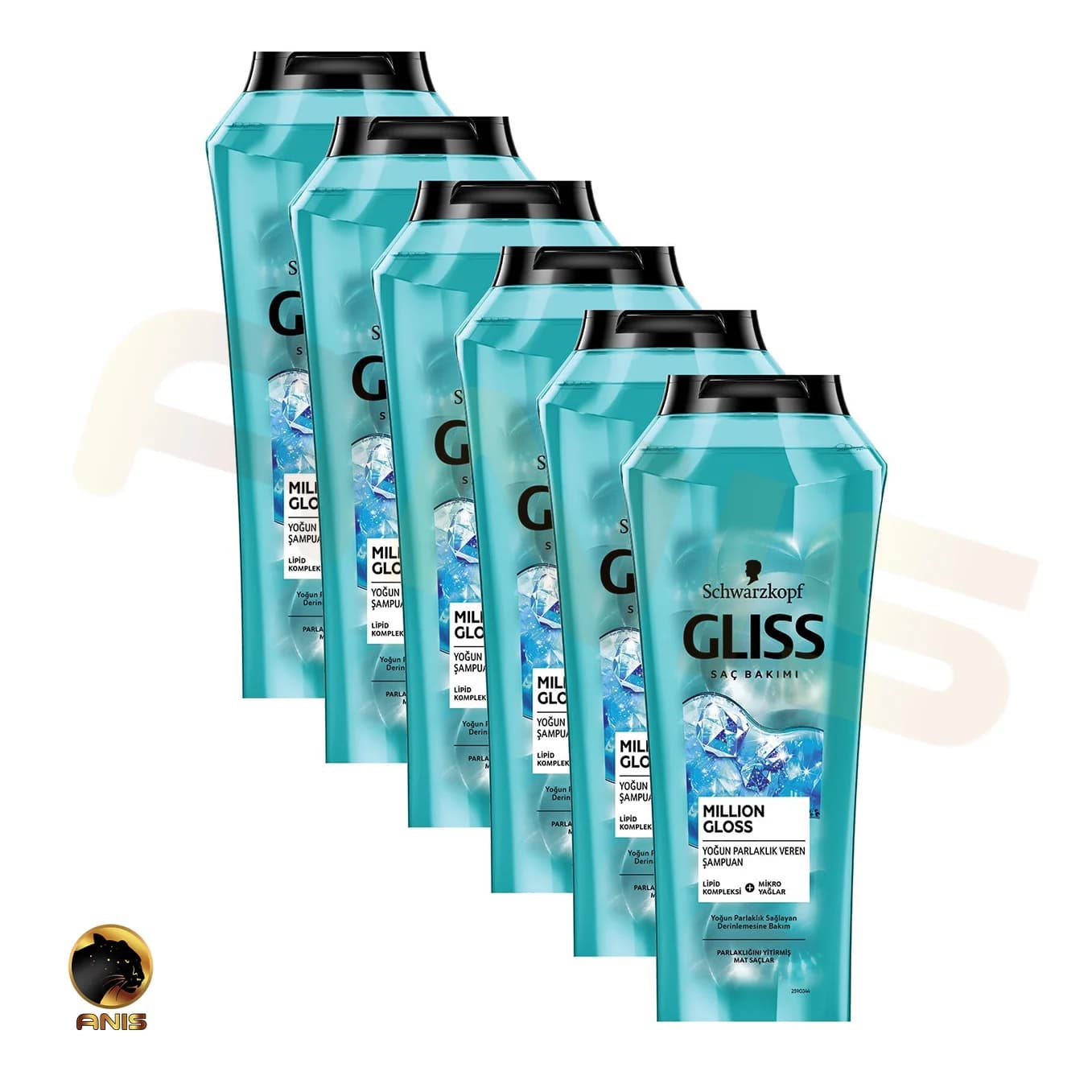 شامپو مو Million Gloss گلیس مخصوص موهای کدر و مات 500 میل — تصویر ۳
