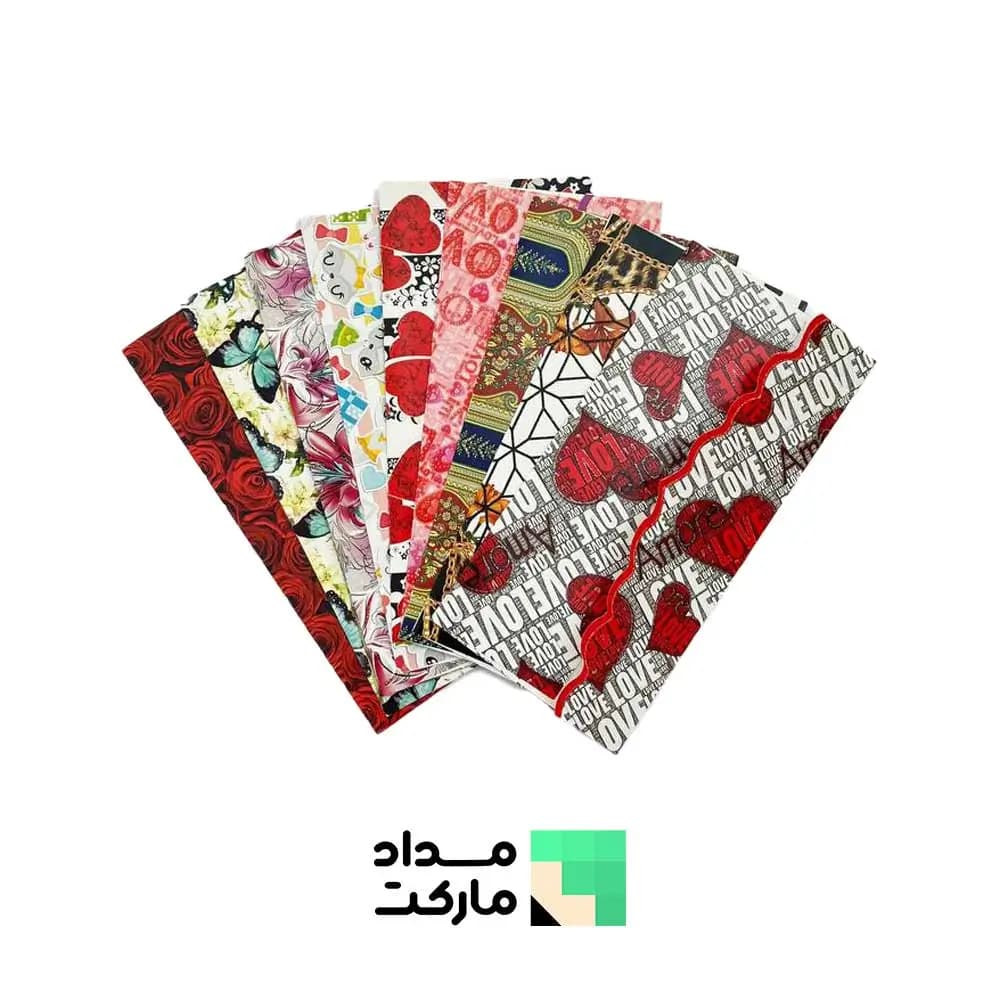 پاکت پول طرح دار مجموعه 10 عددی
