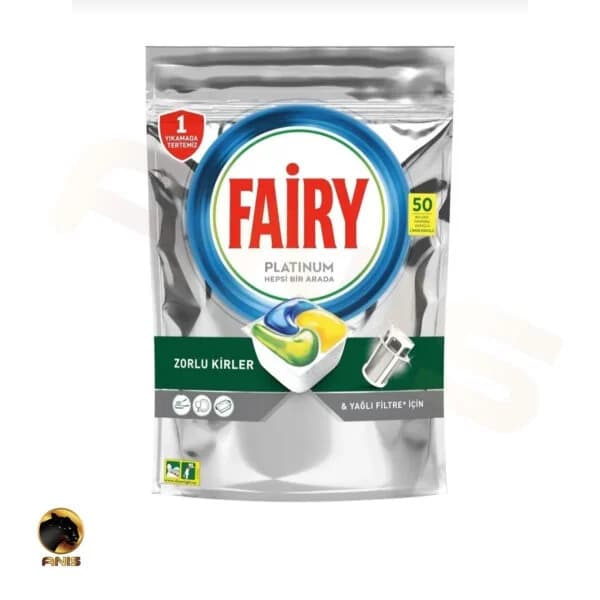 قرص ماشین ظرفشویی پلاتینیوم فیری fairy با بسته 50 تایی — تصویر ۶