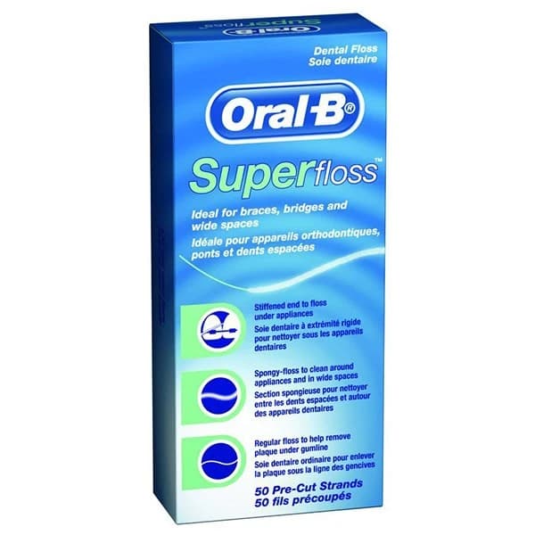 نخ دندان سوپرفلاس اورال بی Oral-B Super Floss