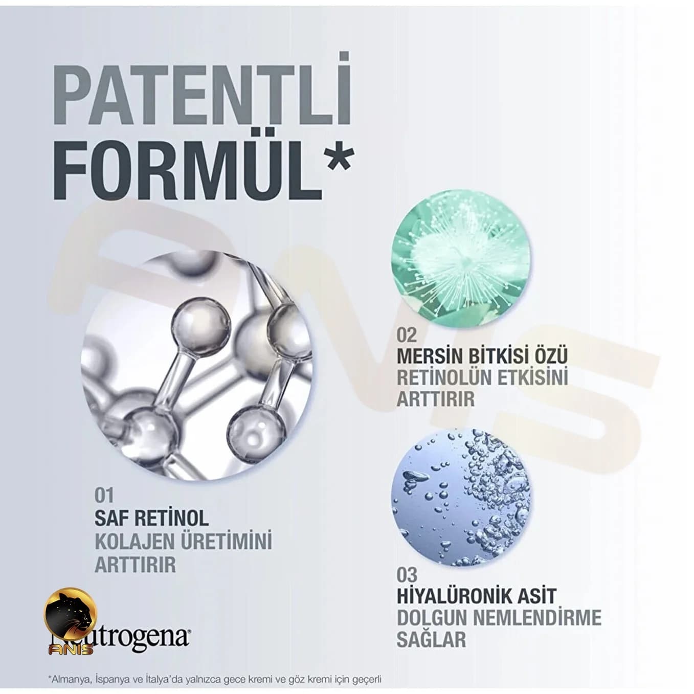 کرم شب ضد چروک retinol boost نوتروژینا 50 میل — تصویر ۵