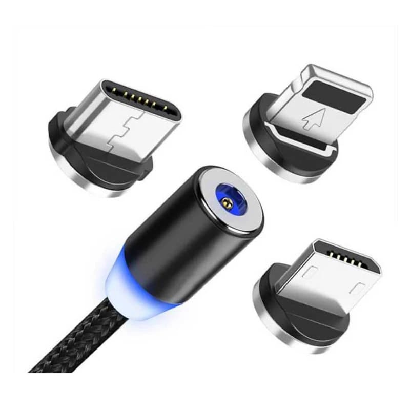 کابل تبدیل USB به لایتنینگ / microUSB / USB-C مدل x-code طول 1 متر کدm22764 — تصویر ۶