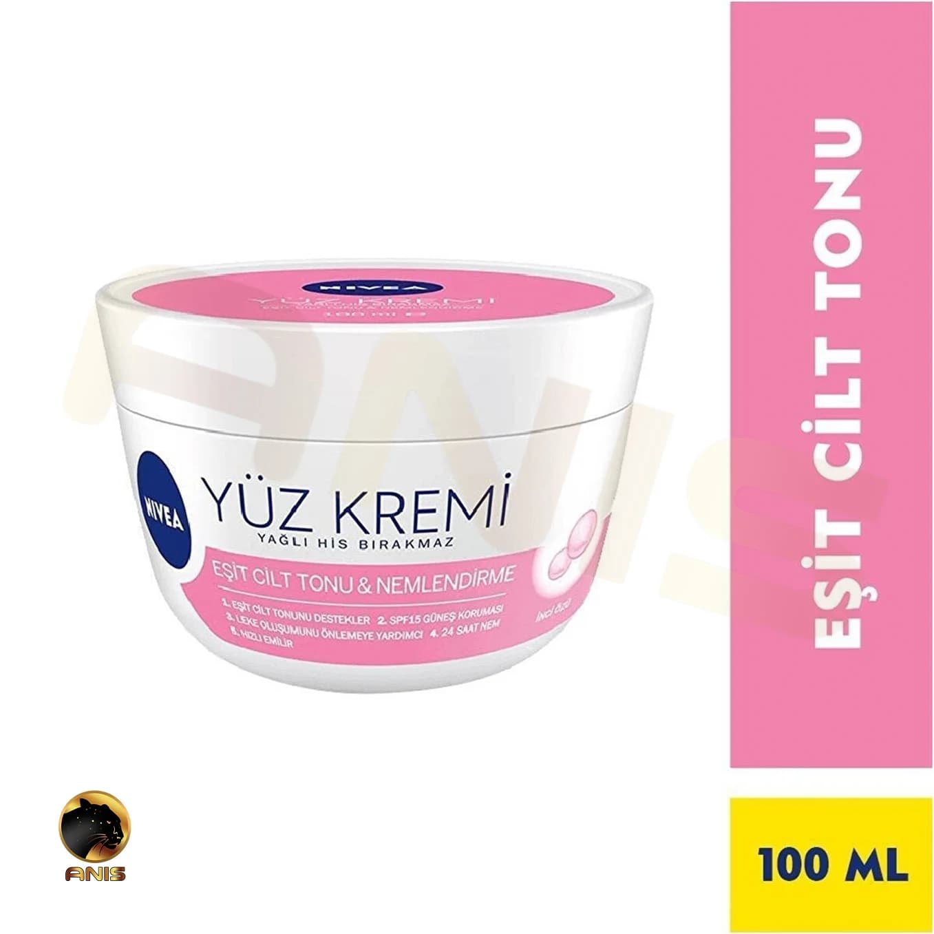 کرم مرطوب کننده کاسه ای Yuz Kremi نیوا حاوی عصاره مروارید 100 میل — تصویر ۴