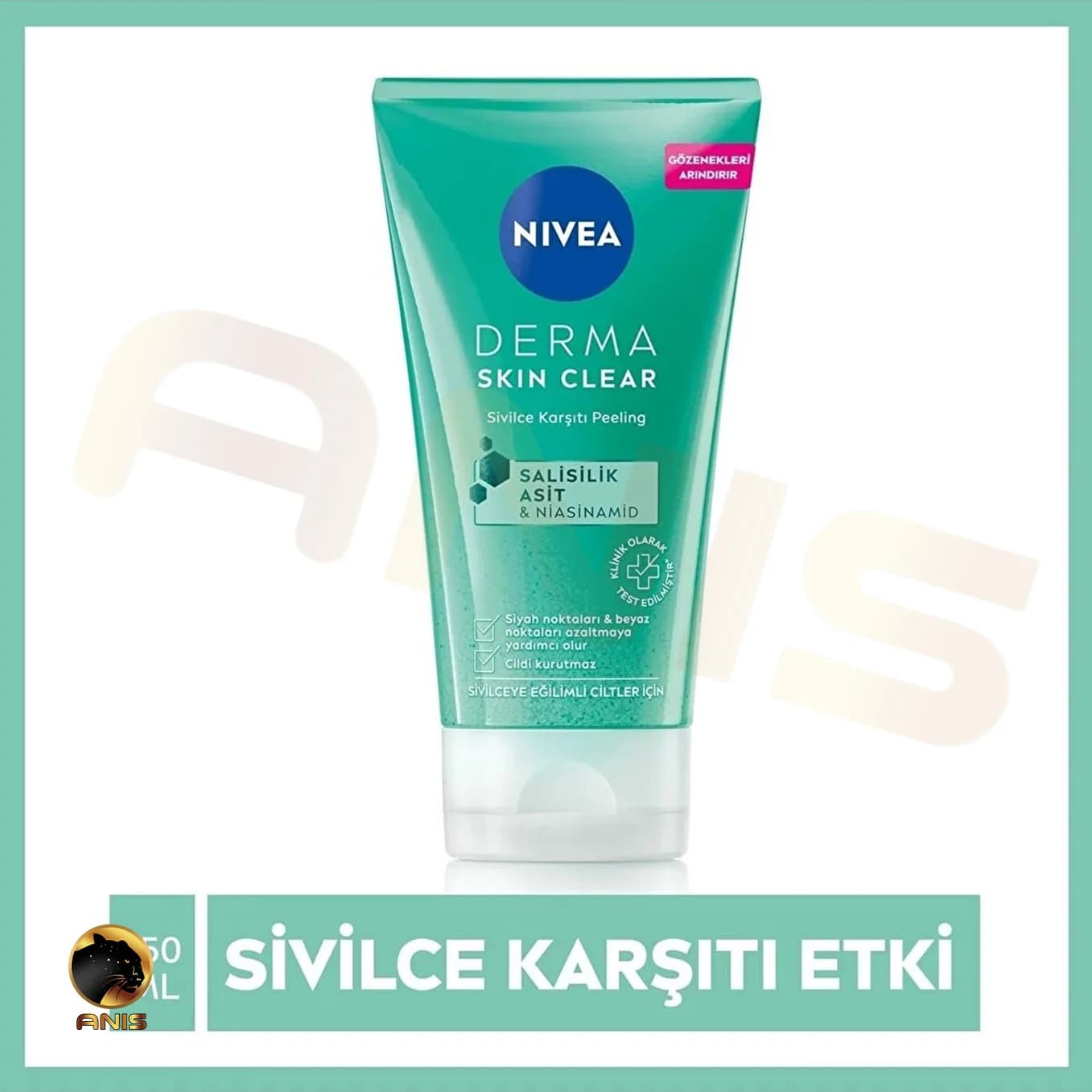 لایه بردار پوست Derma نیوا حاوی اسید سالیسیلیک و نیاسینامید 150 میل — تصویر ۴