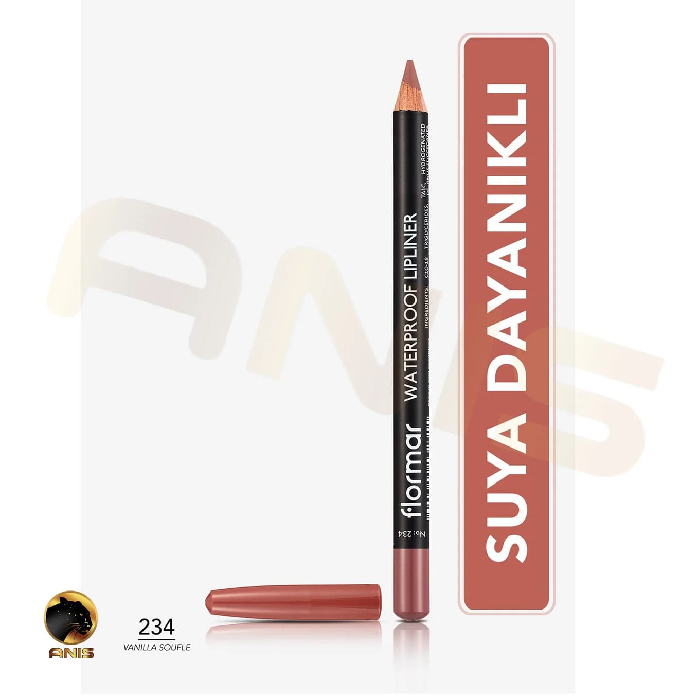 مداد لب 236 Nut Cookie فلورمار Waterproof Lipliner حجم 1.14 گرم