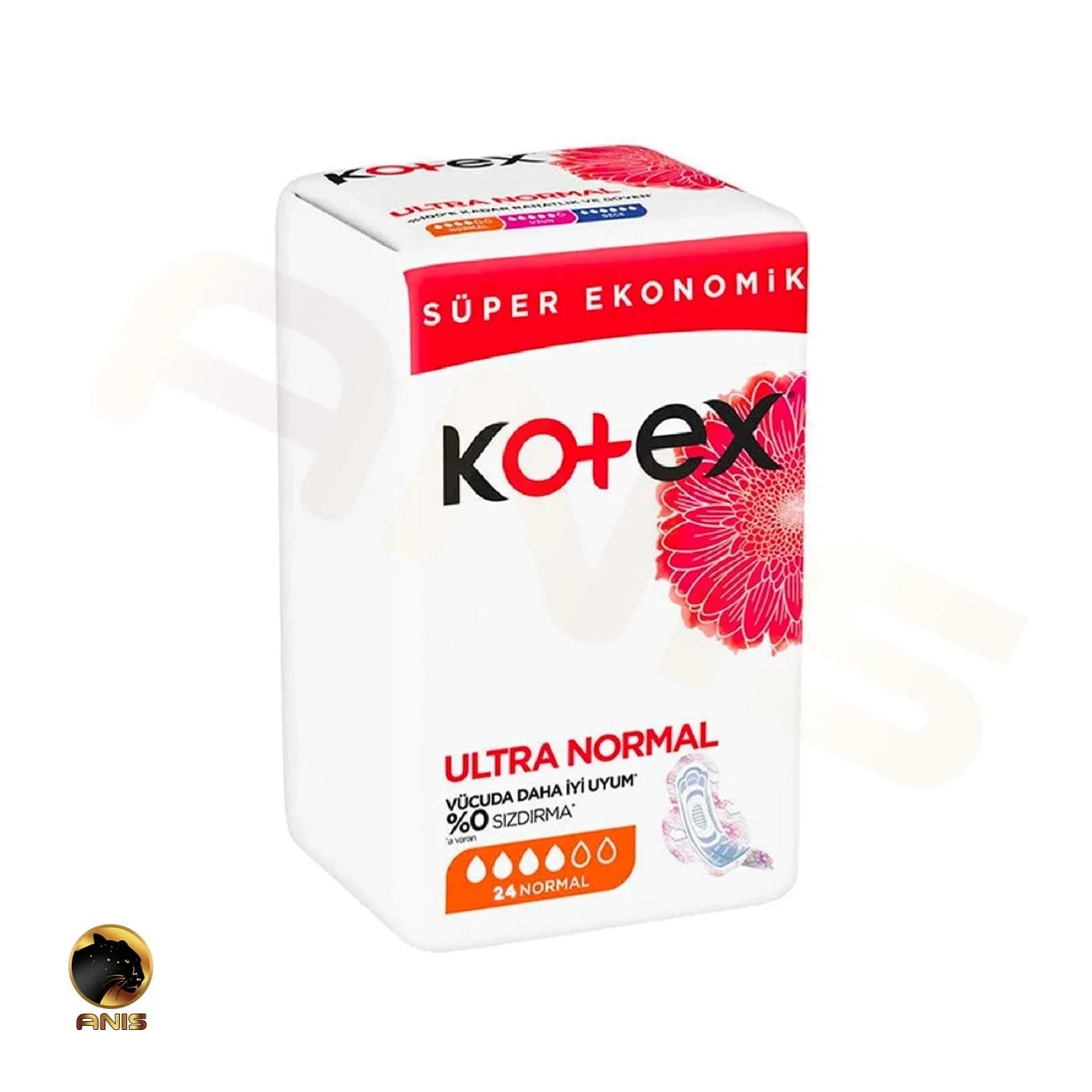 نوار بهداشتی اولترا نرمال kotex بسته 24 تایی — تصویر ۶