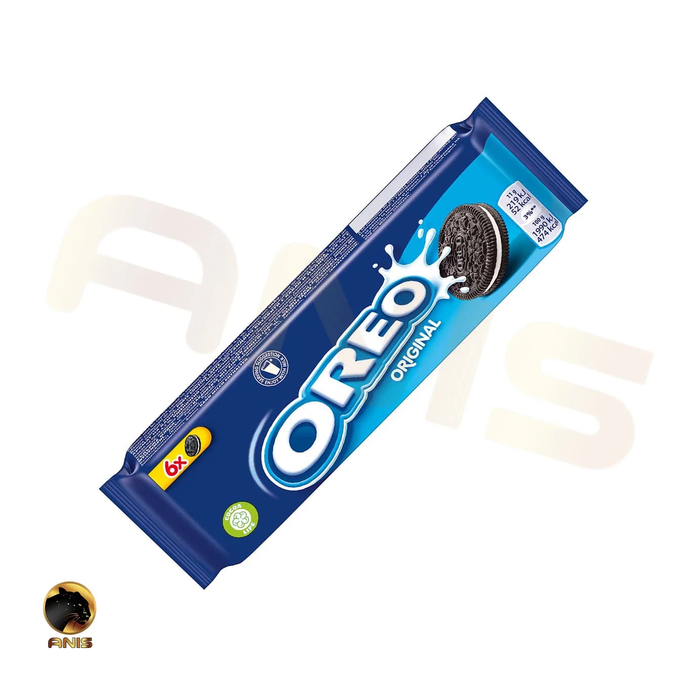 اورئو بیسکویت original کرمدار وانیلی اروپایی 66 گرم — تصویر ۲