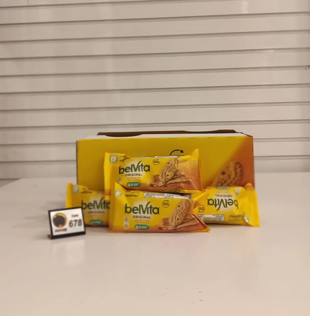 بیسکویت original breakfast بلویتا حاوی عسل و فندق اروپایی 50 گرم — تصویر ۲