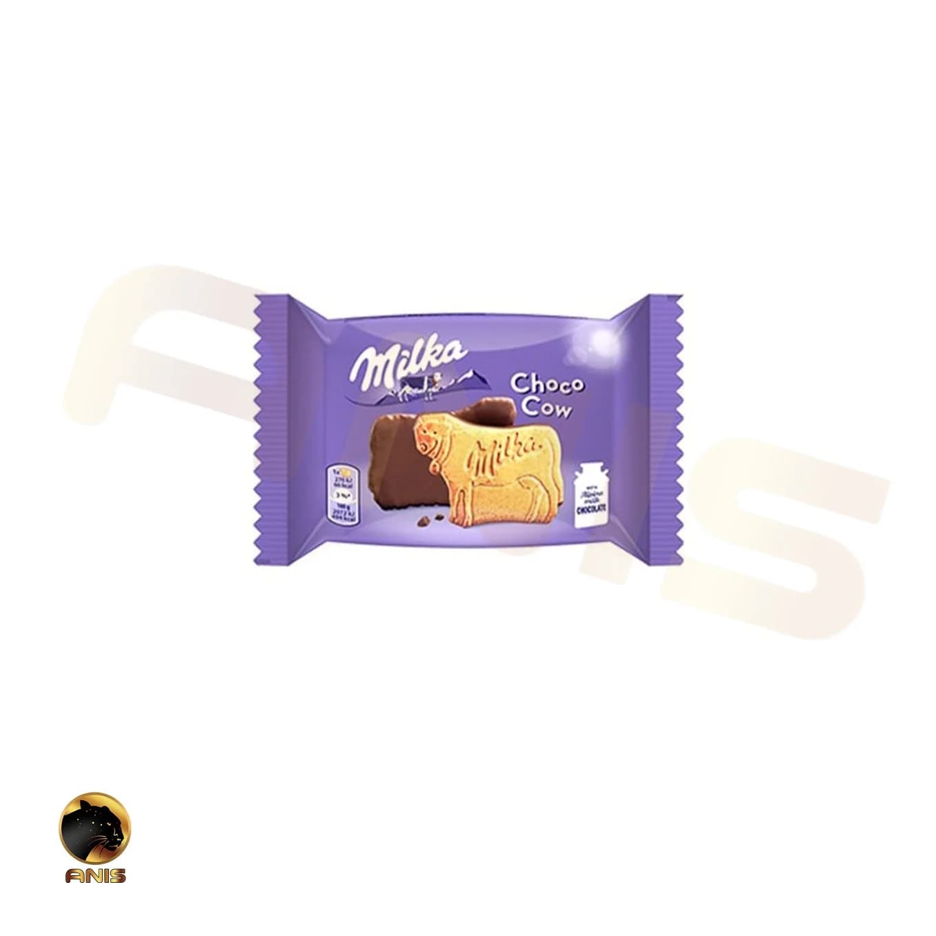 بیسکویت با روکش شکلات choco cow میلکا سوئیسی 40 گرم