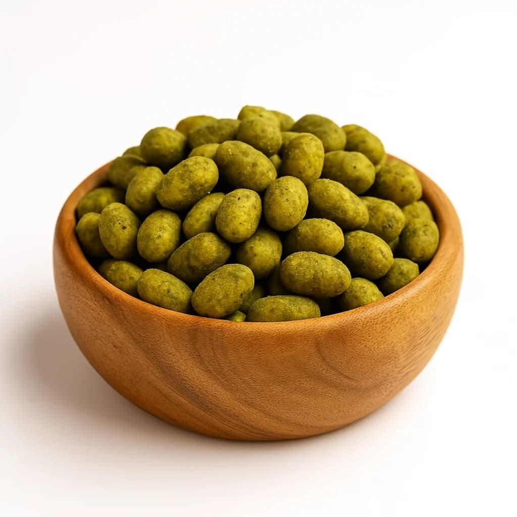 بادام زمینی روکش دار(با طعم پیاز جعفری)