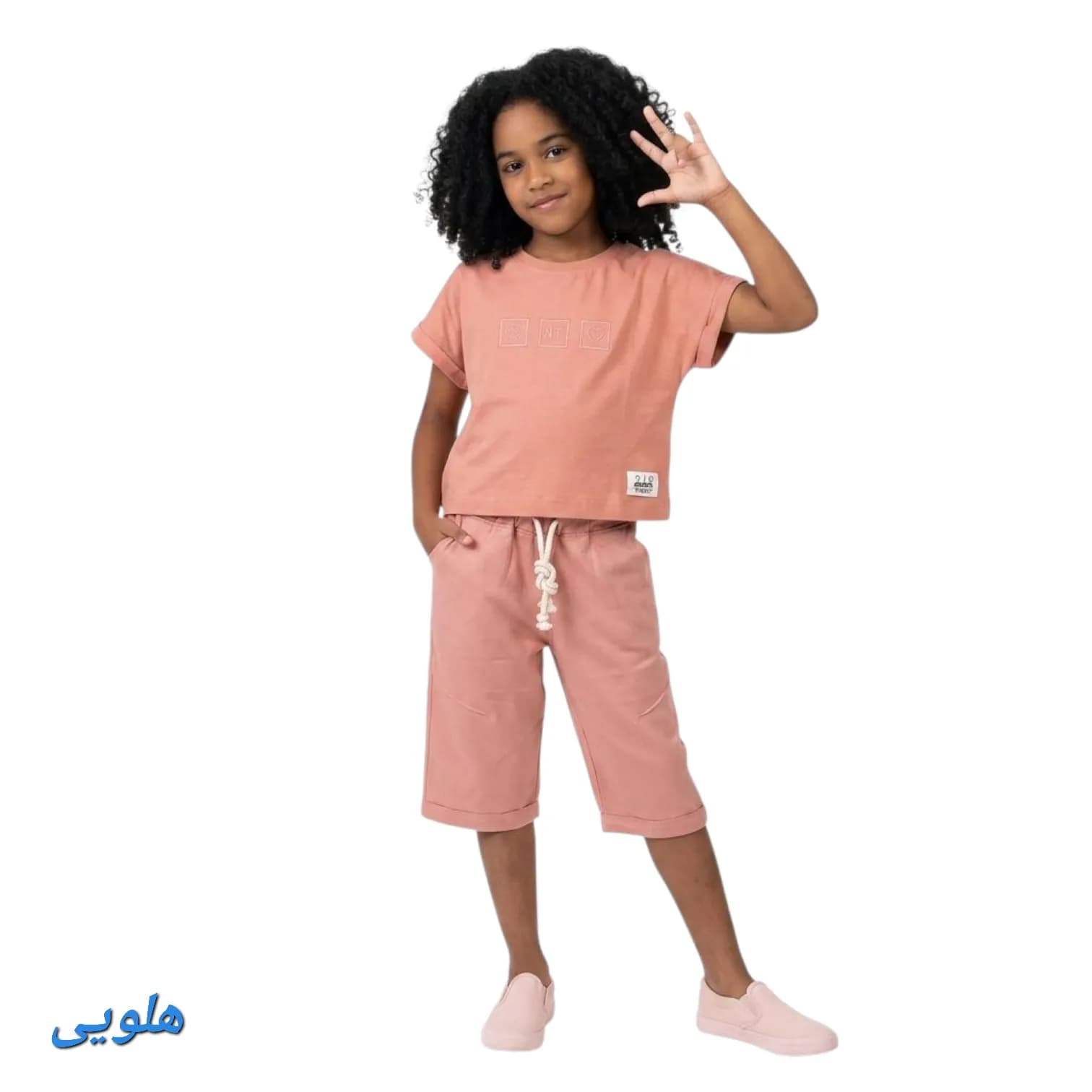 تیشرت شلوارک دخترانه نیکو — تصویر ۸