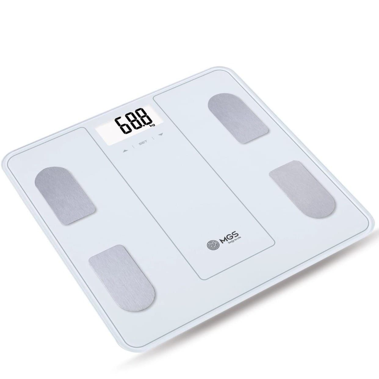 ترازو حمام دیجیتال سفید مدل BS-1415W ام جی اس — تصویر ۲