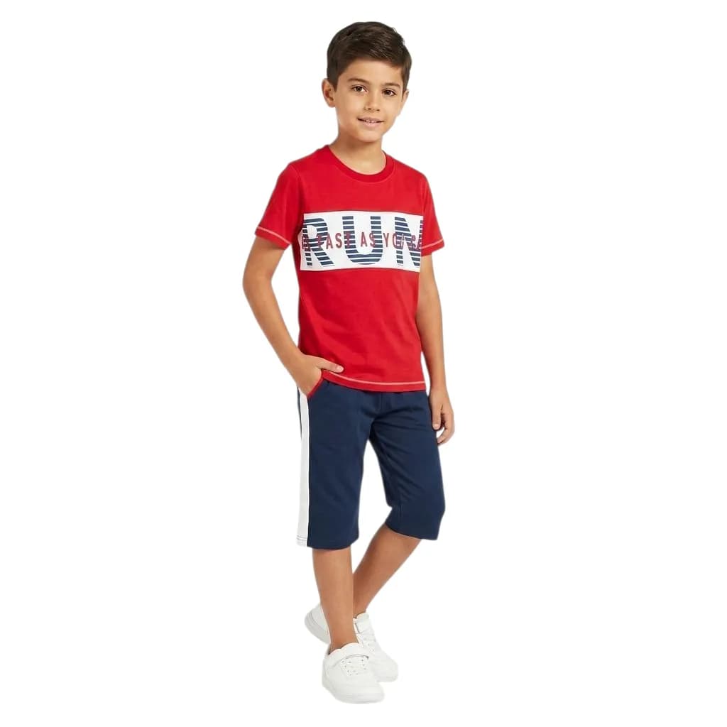 تیشرت شلوارک پسرانه RUN — تصویر ۵