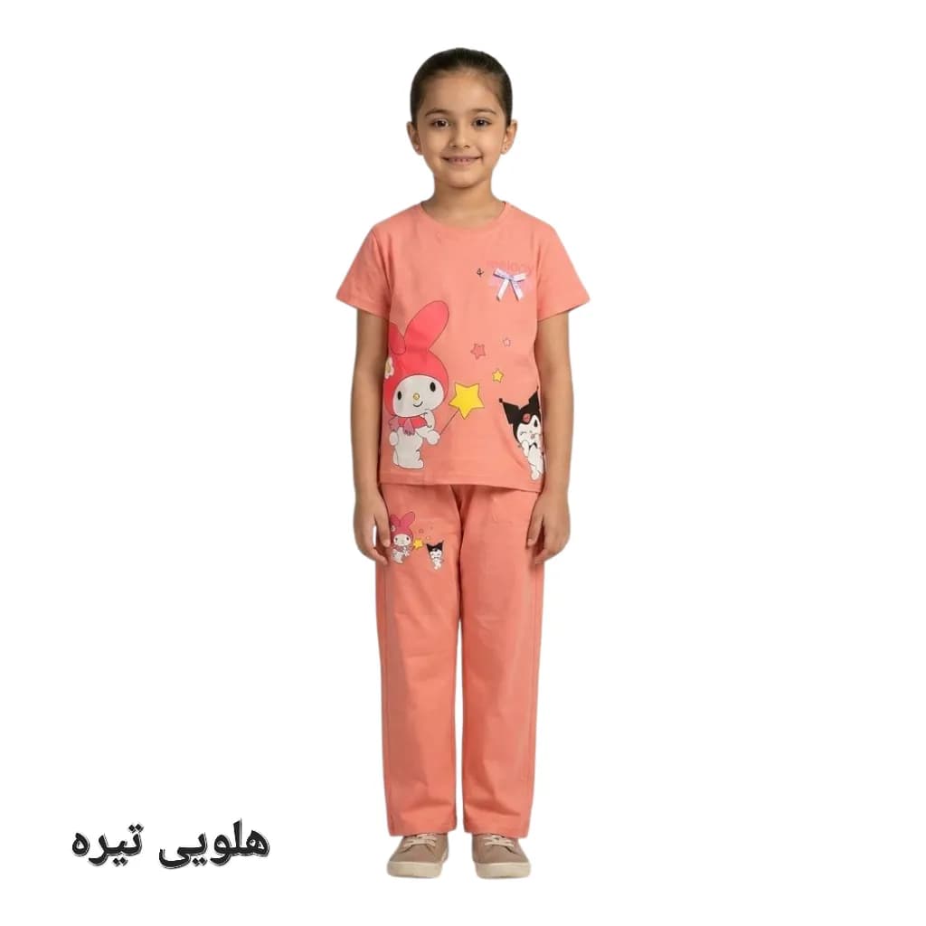 تیشرت شلوار دخترانه ملودی — تصویر ۳