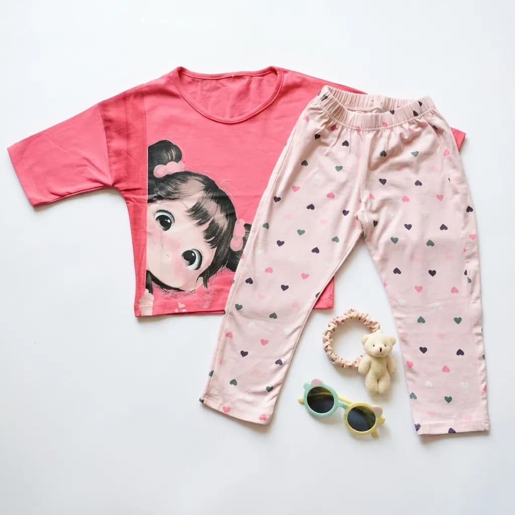 تیشرت شلوار دخترانه دخترک — تصویر ۸