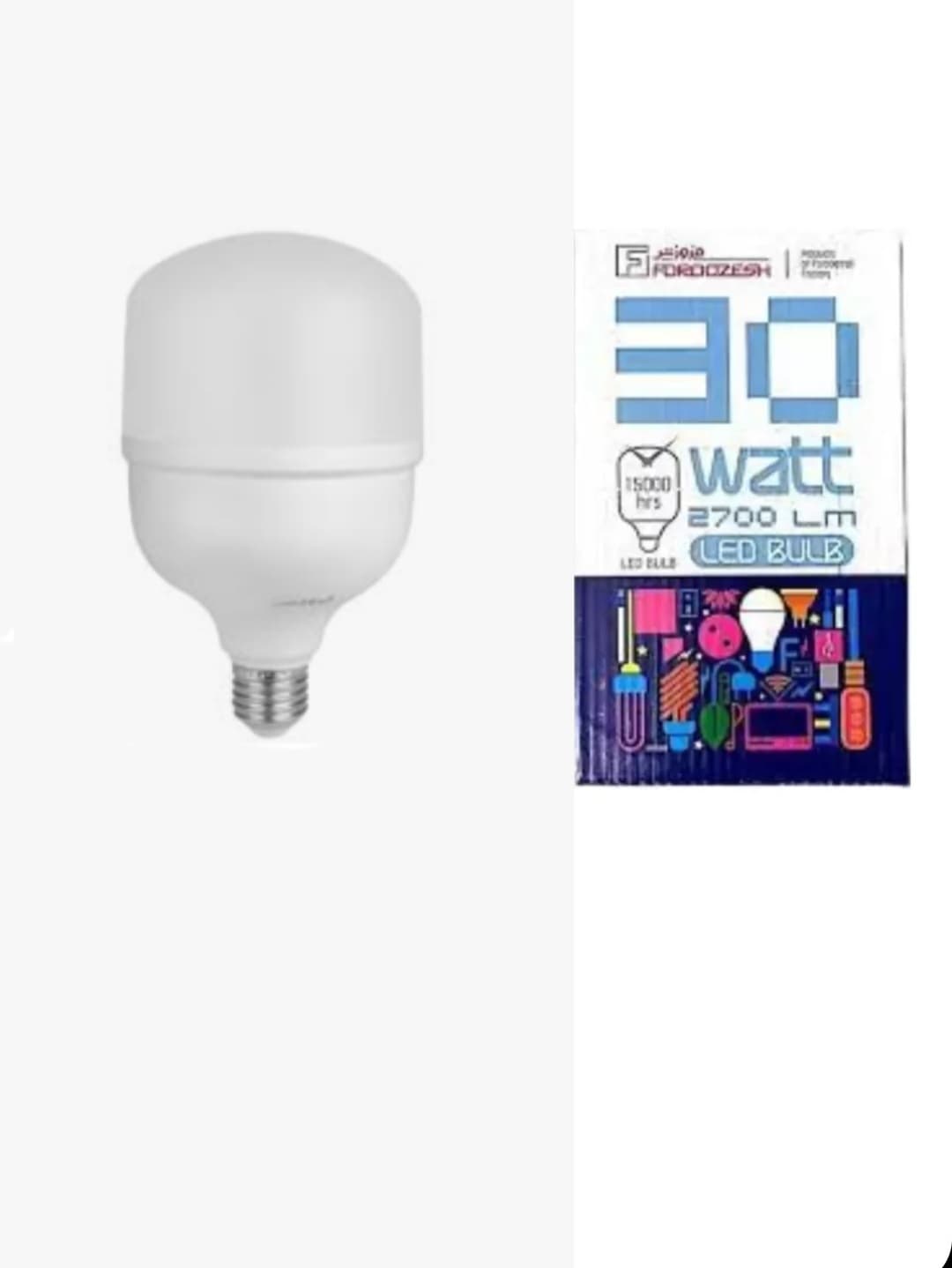 لامپ کم مصرف 30LEDوات فروزش — تصویر ۳