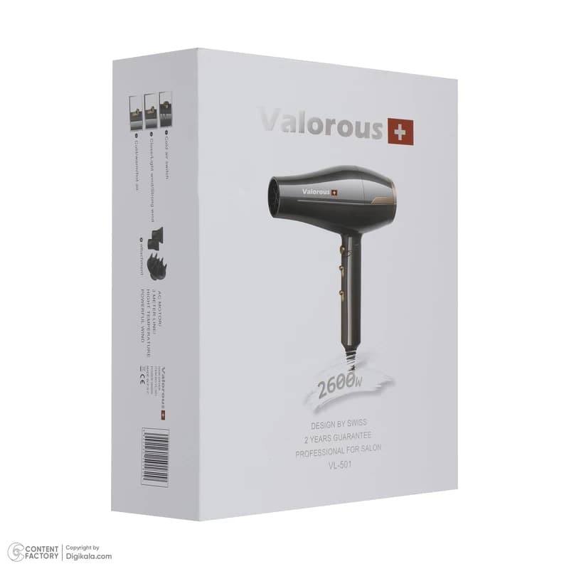سشوار حرفه ای والروس مدل VL-501 — تصویر ۳