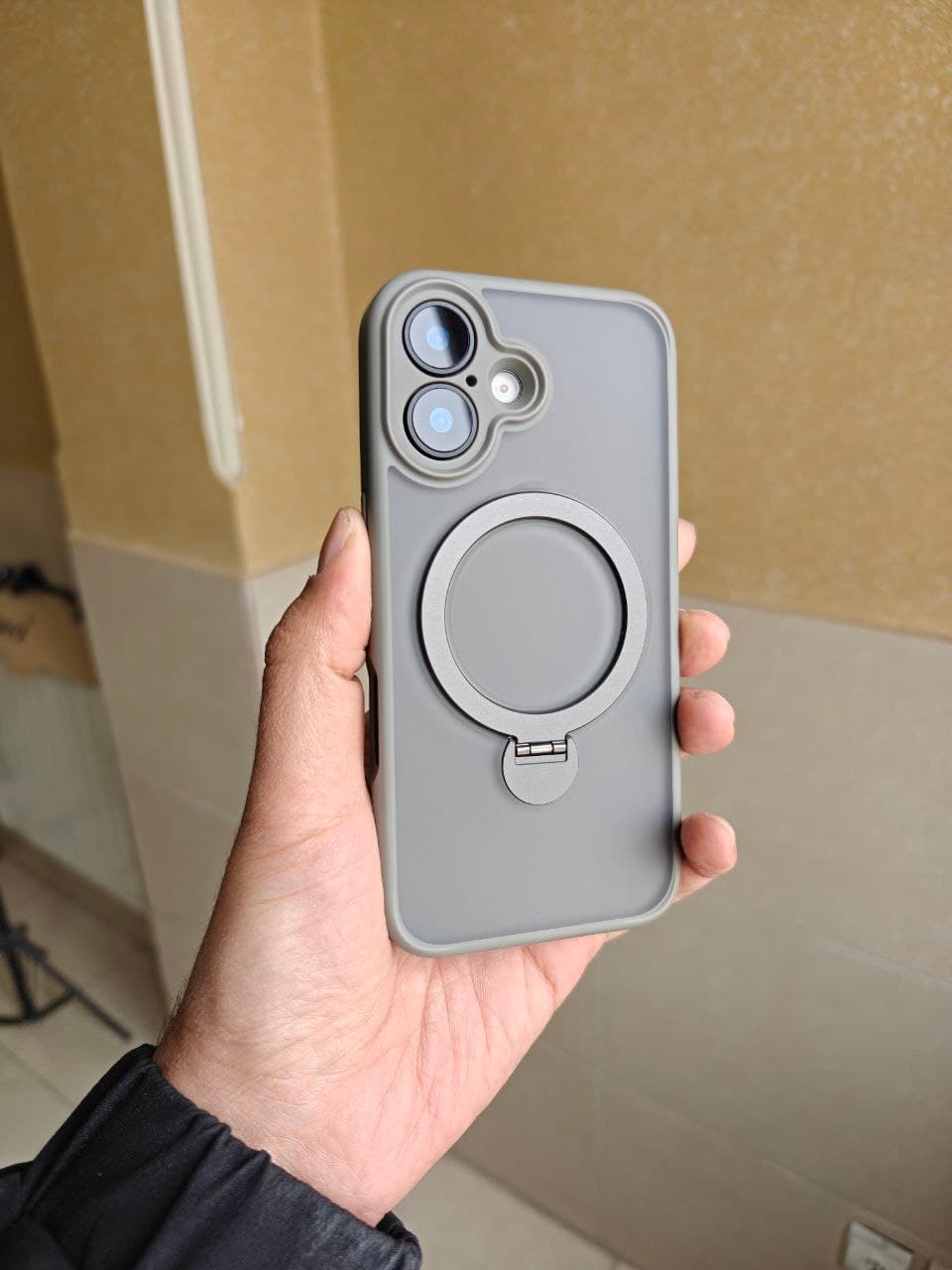 کیس saiboro مدل Magic stand برای آیفون 16 نرمال — تصویر ۱۱