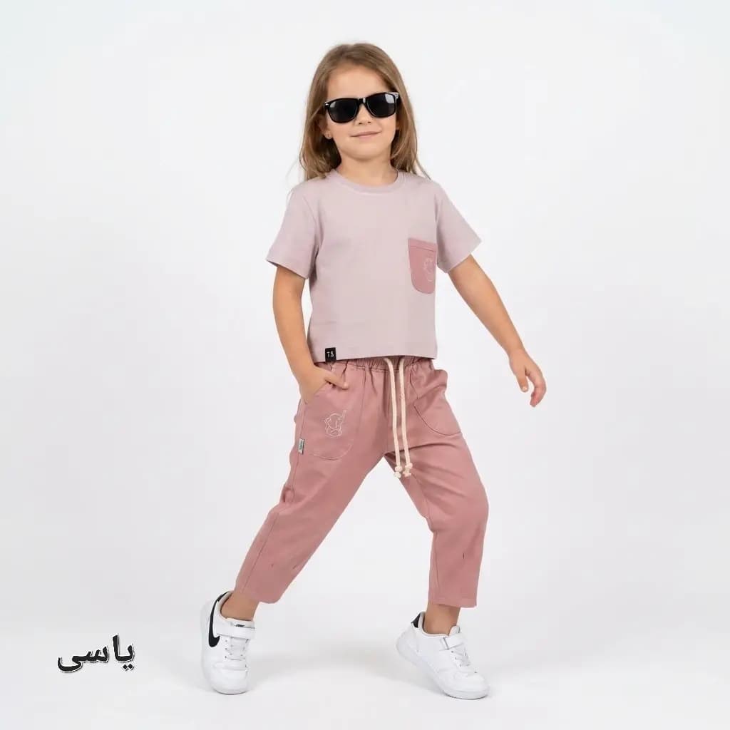 تیشرت شلوار دخترانه فیل — تصویر ۸