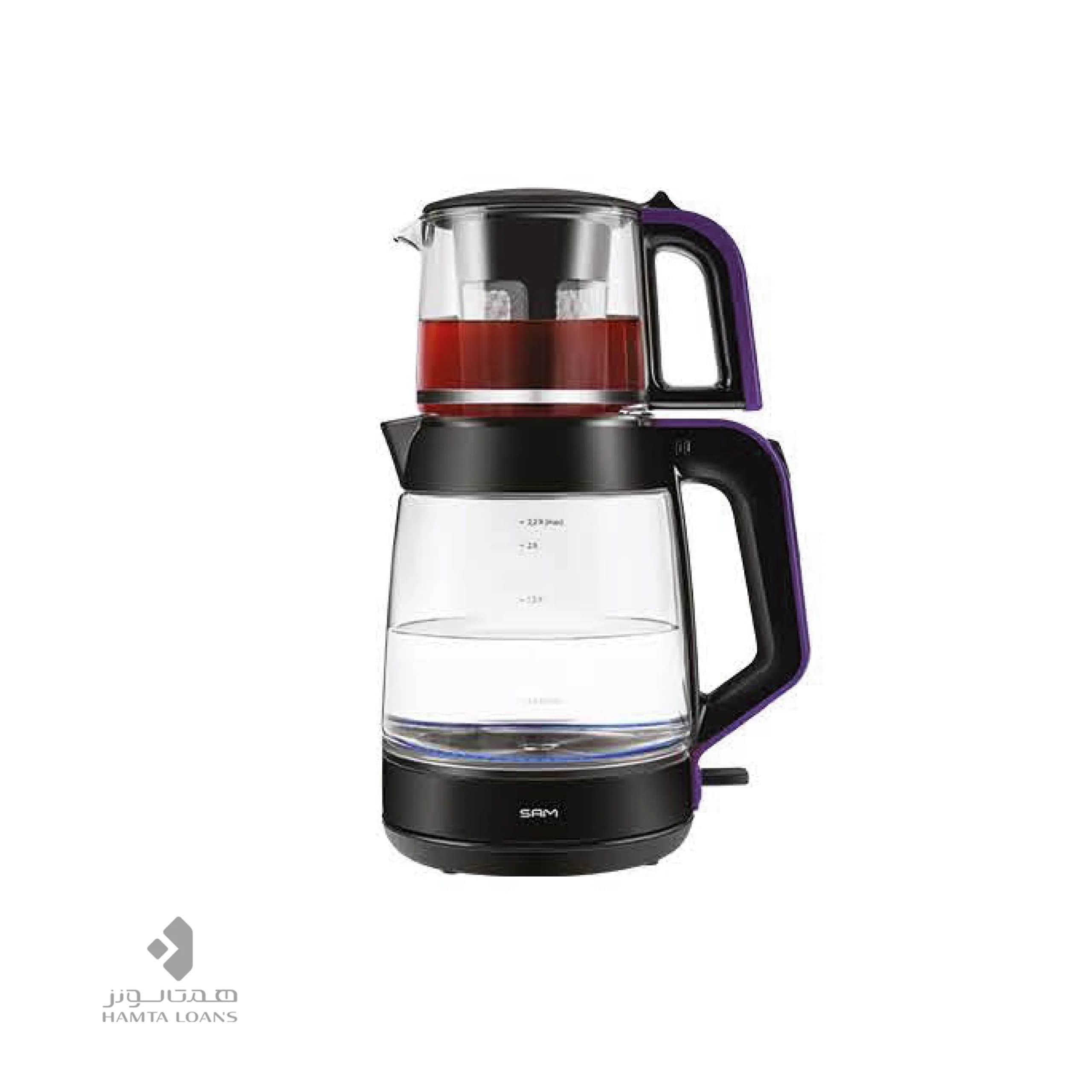 چای ساز روهمی سام مدل TM-220BG – بنفش — تصویر ۳