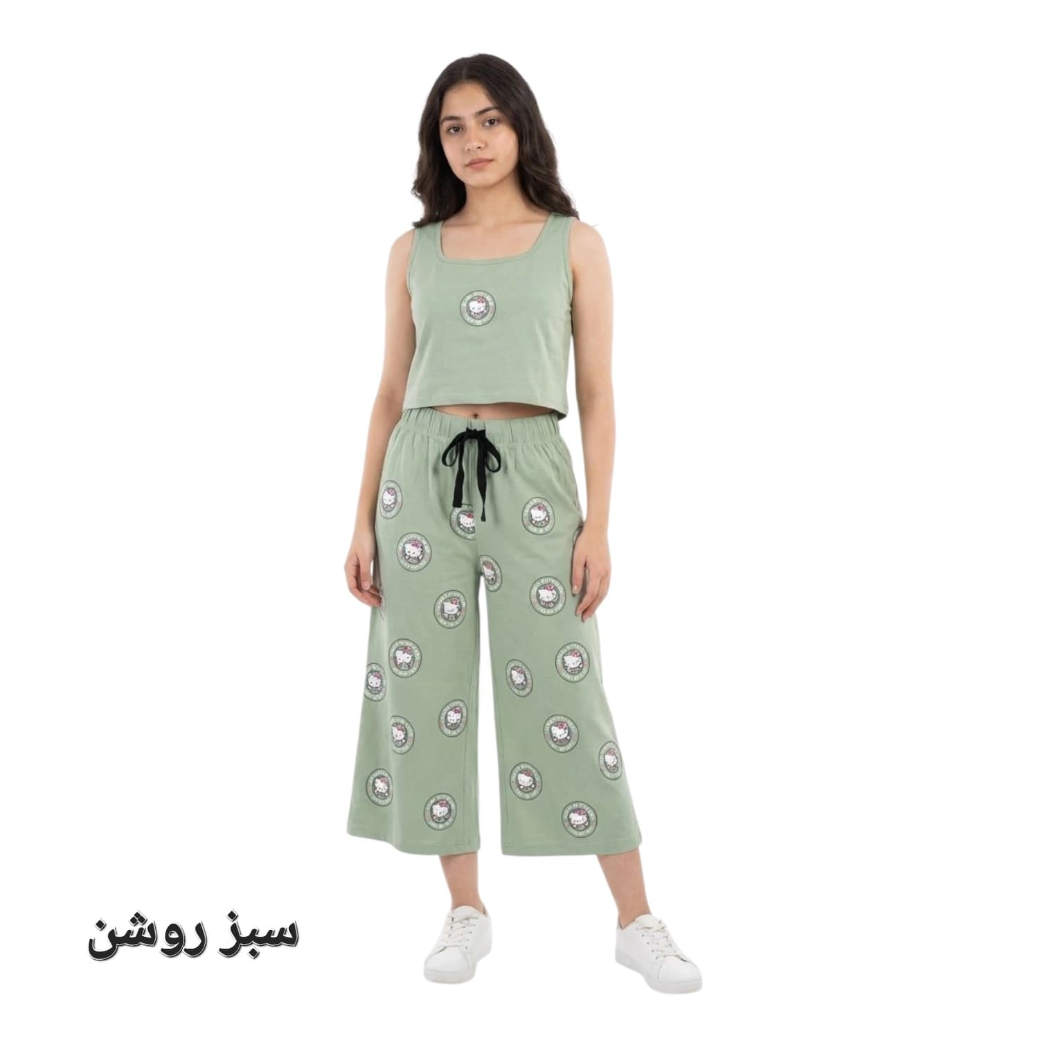 تاپ شلوارک دامنی دخترانه کیتی — تصویر ۱۱