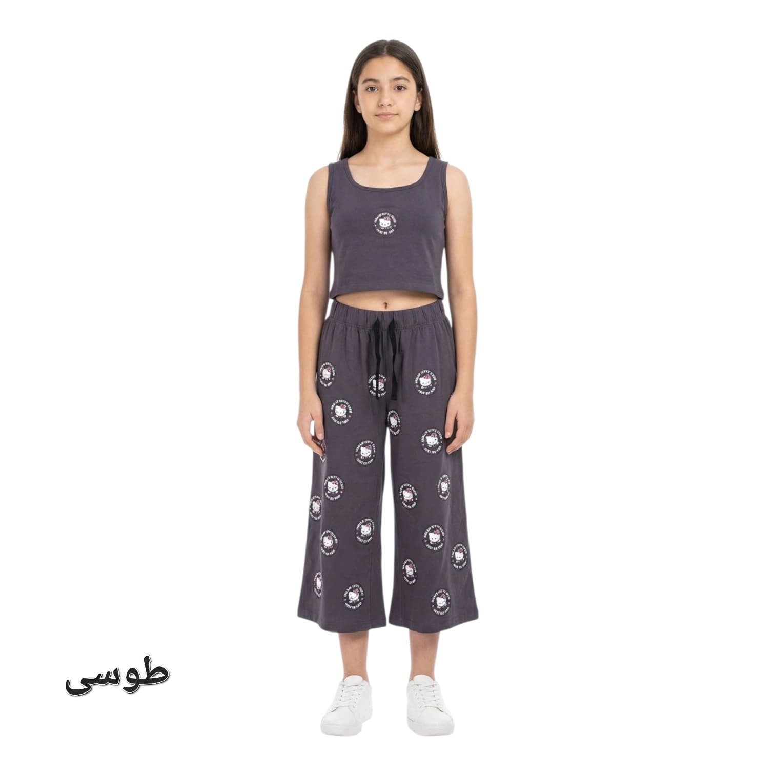 تاپ شلوارک دامنی دخترانه کیتی — تصویر ۱۲