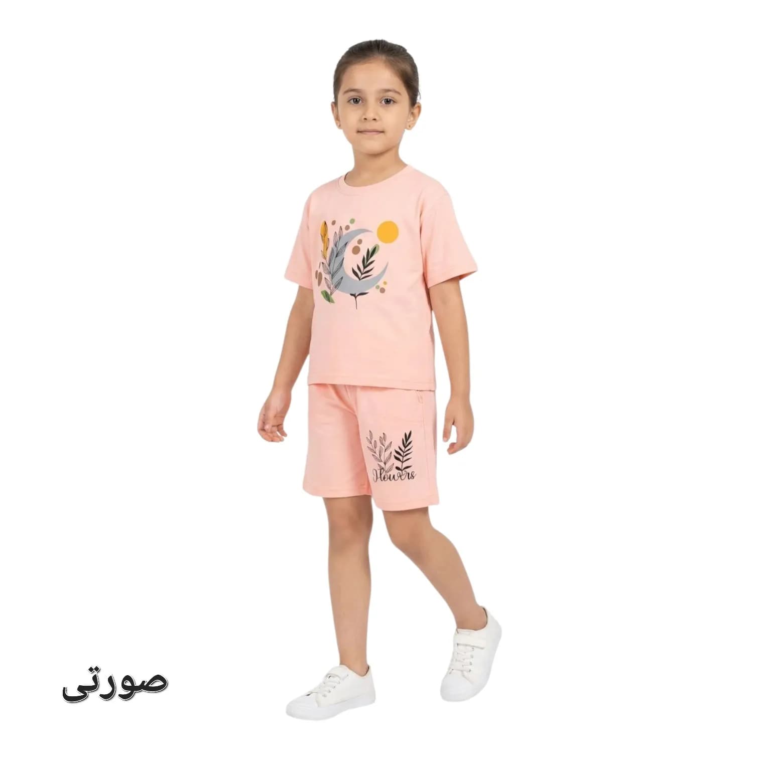 تیشرت شلوارک دخترانه ماه — تصویر ۸