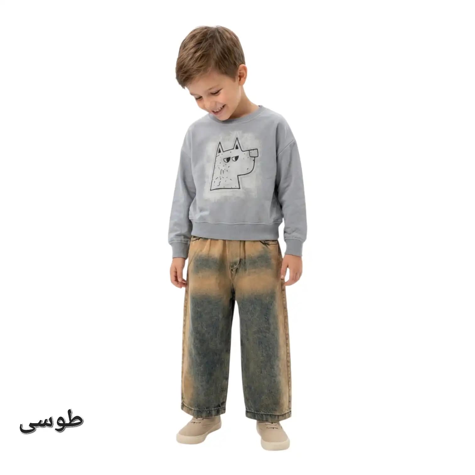 بلوز شلوار پسرانه بچه گانه سگ — تصویر ۷