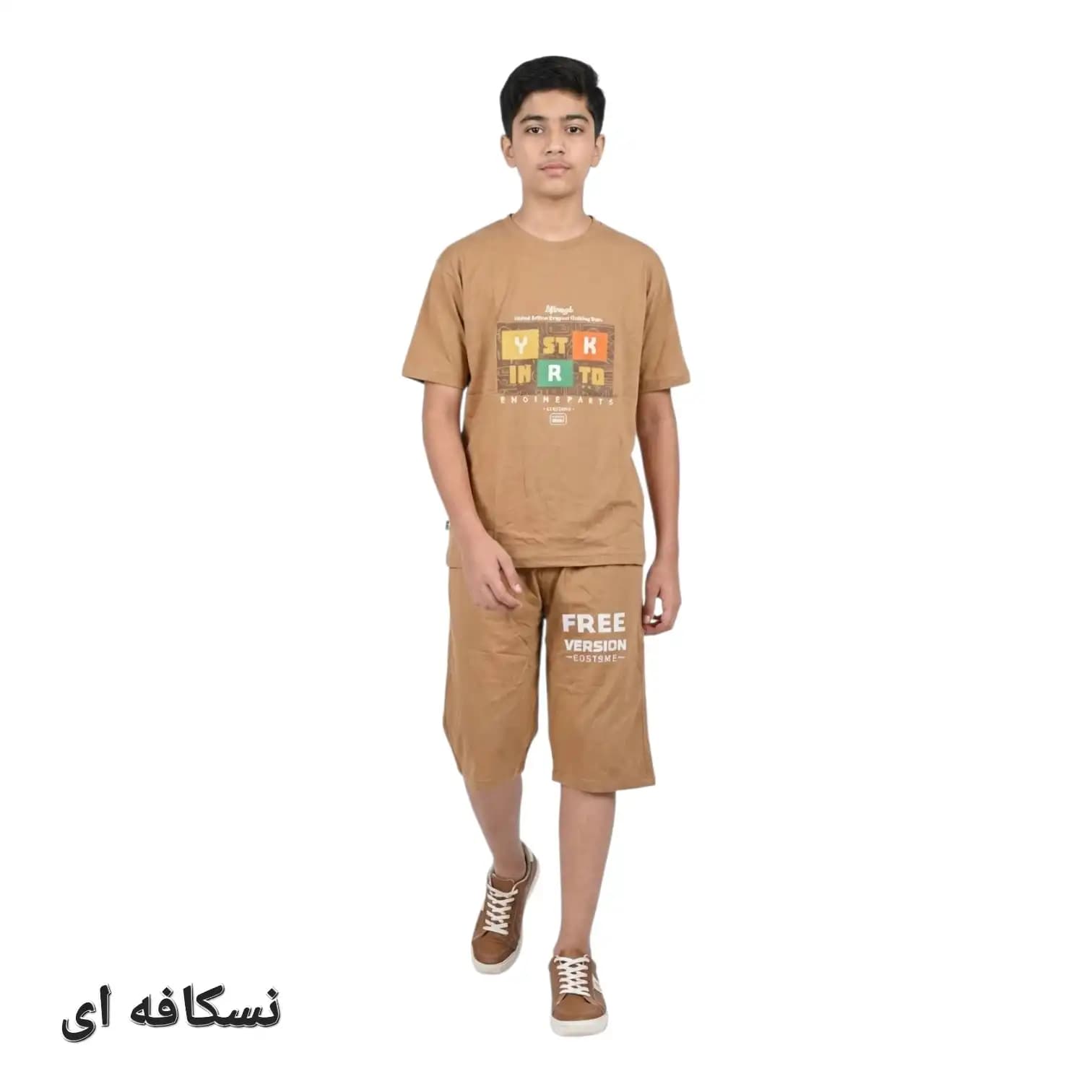 تیشرت شلوارک پسرانه نوجوان انجین پارت — تصویر ۶