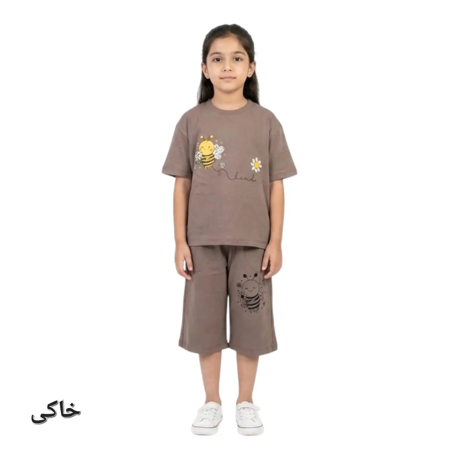 تیشرت شلوارک بچه گانه دخترانه زنبور — تصویر ۶