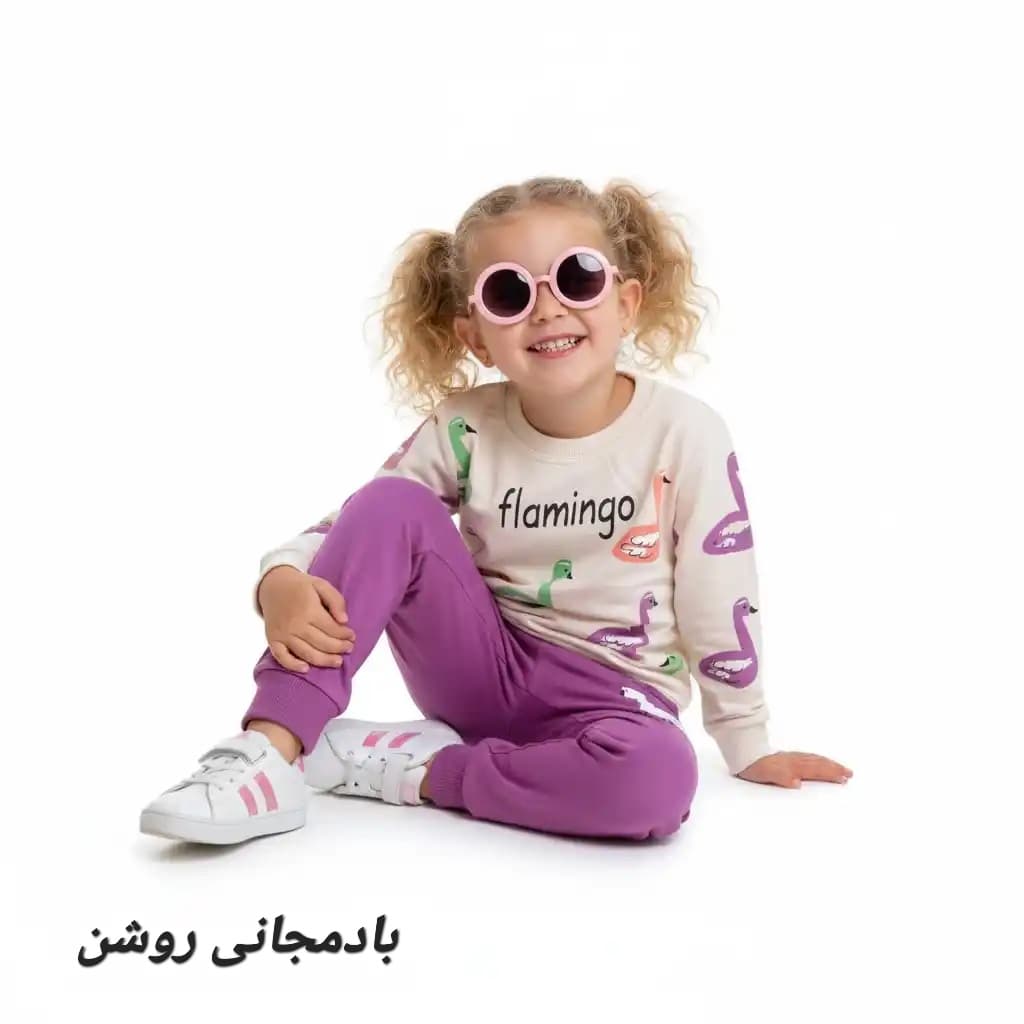 بلوز شلوار دخترانه قو — تصویر ۶