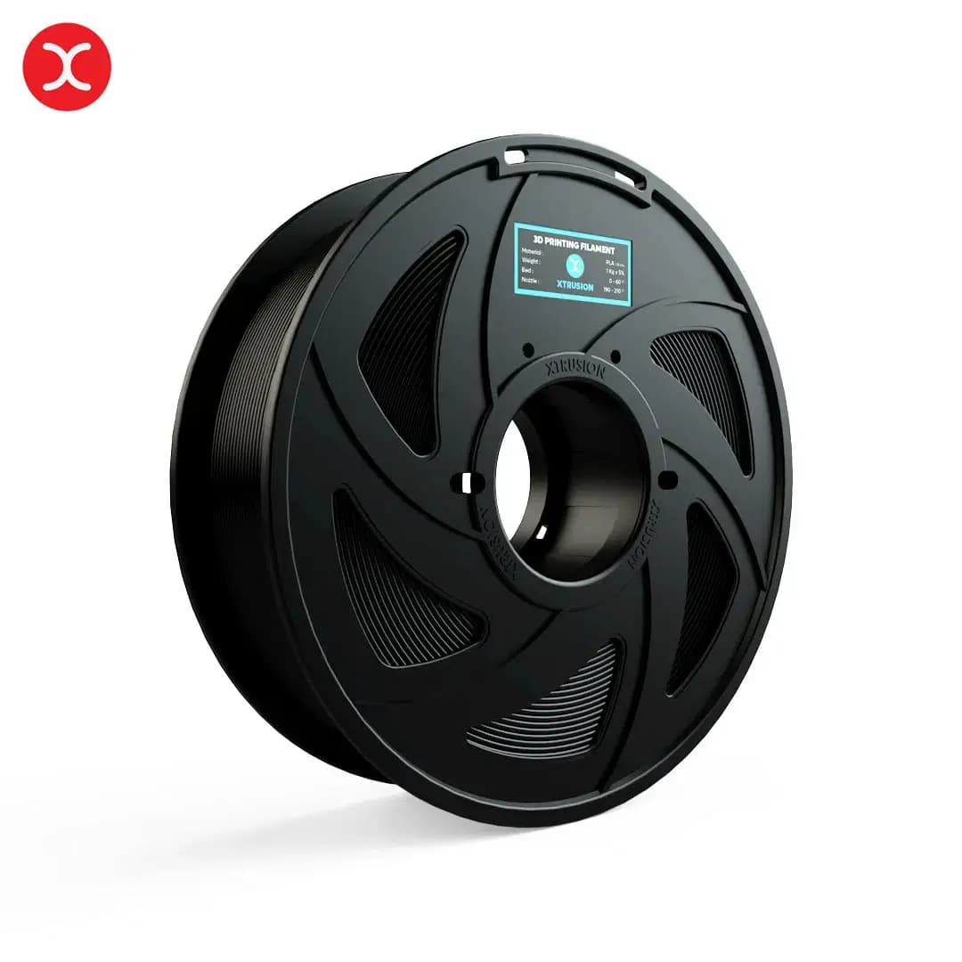 فیلامنت ایکستروژن +PLA مات سیاه نیم کیلویی — تصویر ۲