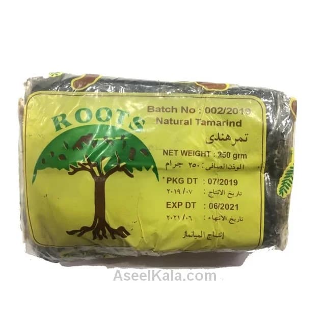 تمر هندی بدون هسته چاپ درخت وزن 250 گرم – ROOTS