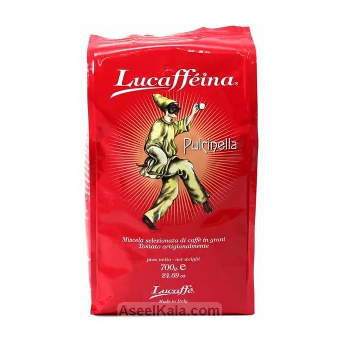 قهوه لوکافه جوکر Lucaffeina Pulcinella دانه 700 گرمی — تصویر ۲