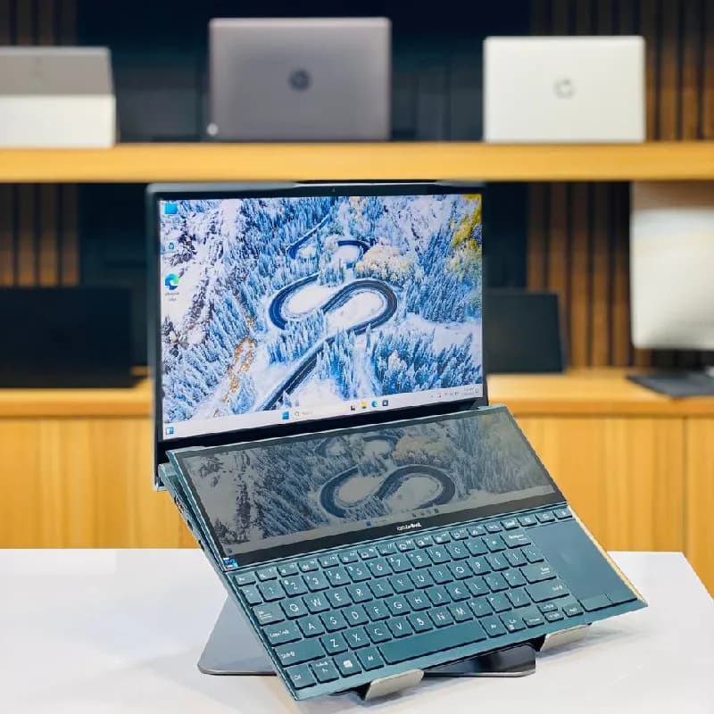 لپ تاپ asus zenbook dual screen استوک i7-16-512 — تصویر ۹