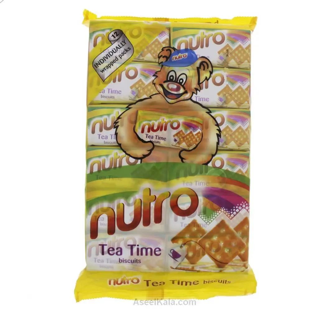 بیسکویت نوترو نمکی بسته 12 عددی – Nutro