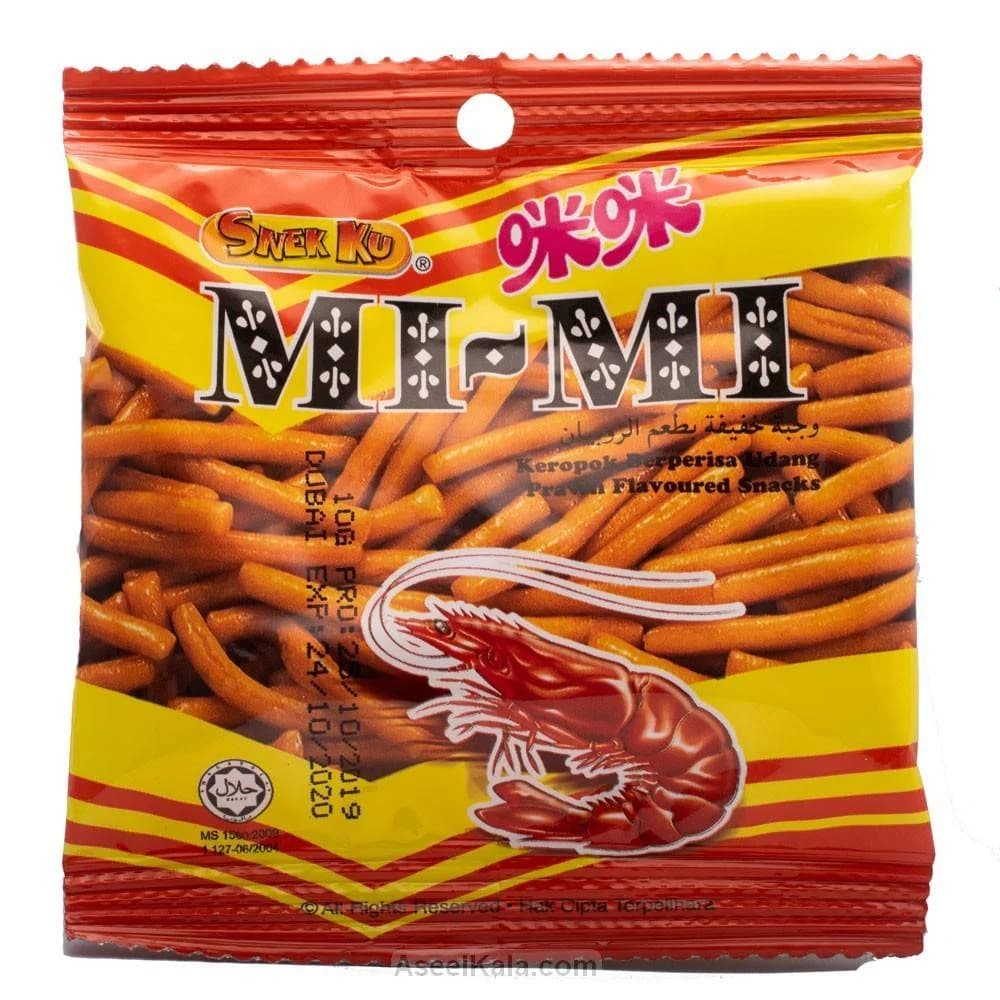 چیپس میگو مدل Mimi بسته 50 عددی – Snek Ku — تصویر ۳