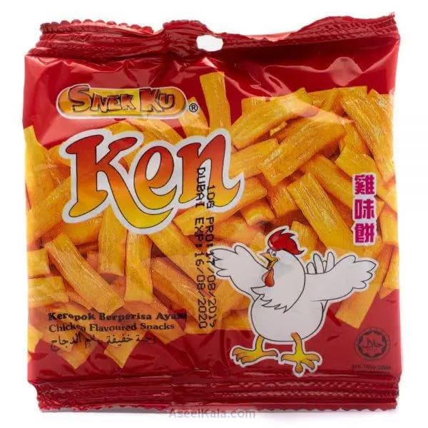 چیپس مرغ مدل Ken بسته 50 عددی – Snek Ku — تصویر ۳